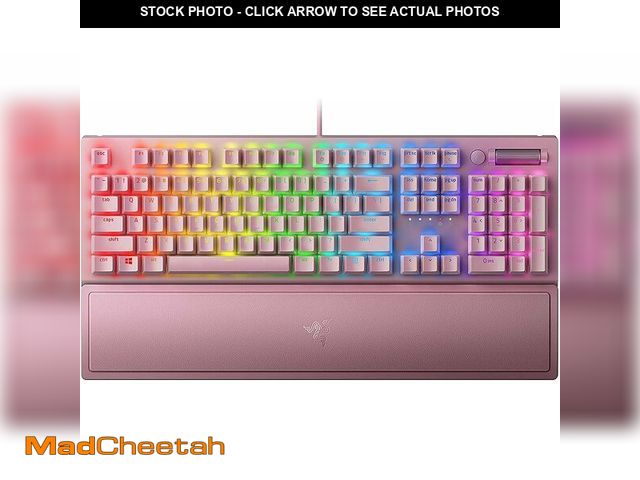 Lot 74-14591444 - Razer BlackWidow V3 Mechanical Gaming Keyboard, Green Mechanical, Quartz - USED