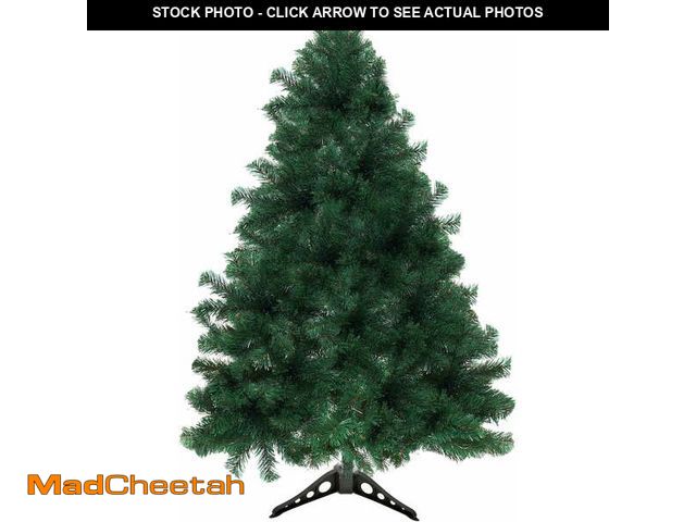 Lot 74-12780131 - Holiday Essence 4 Foot Christmas Tree, 300 Tips Artificial Green Canadian Pine Tree, Unlit Premium H...