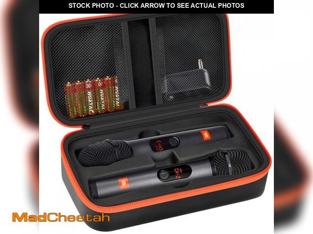 Lot 74-12222434 - Wireless Microphone Case Compatible with JBL Wireless Two Microphone System, Handheld Dual Mic Trave...