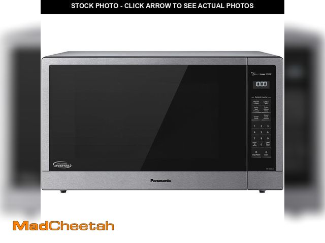 Lot 74-13067519 - Panasonic 2.2 cu. ft. Countertop Microwave in Stainless Steel Built-in with Cyclonic Wave Inverter T...