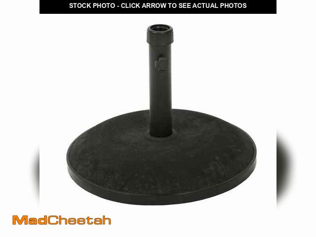Lot 74-12746119 - Noble House 55 lbs. Concrete Outdoor Patio Umbrella Base in Black - UNUSED