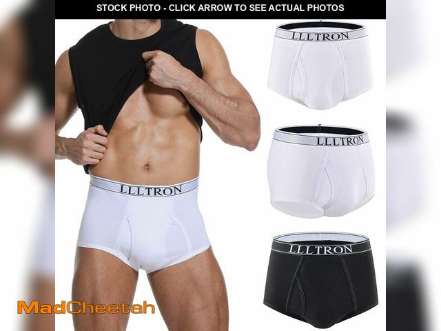 Lot 74-14268511 - Incontinence Underwear for Men Washable Cotton Briefs Reusable Urinary Protective Absorbent Underwea...