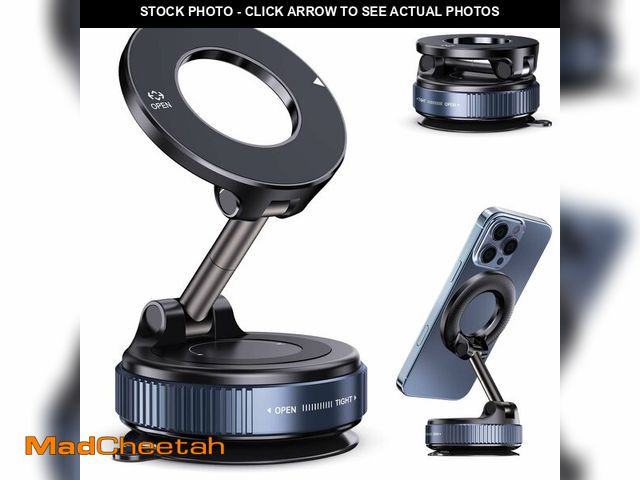 Lot 74-12877937 - Jikasho Vacuum Magnetic Suction Phone Holder, Foldable and Retractable Hands-Free Suction Cup Phone ...