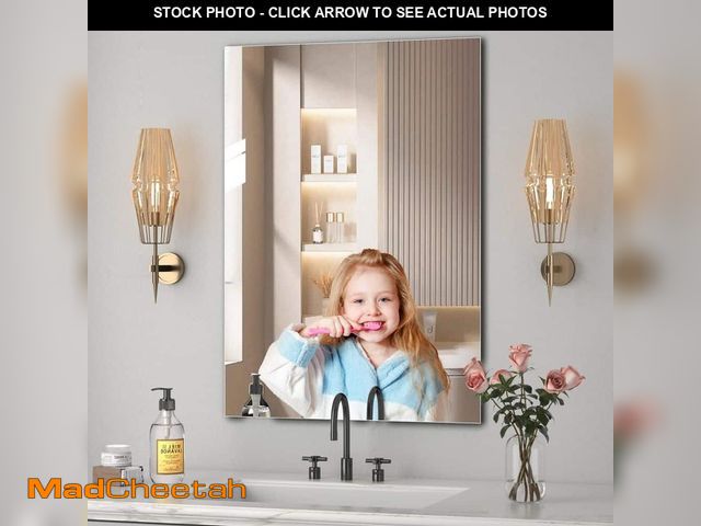 Lot 74-14342841 - Vosuja 20 in. W x 28 in. H 1-PCS Frameless Mirrors for Wall, Large Gym Mirror, Yoga Mirror, Dance St...