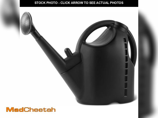 Lot 74-14067872 - Basics, Watering Can, Black, 2.64 Gallon Capacity - UNUSED