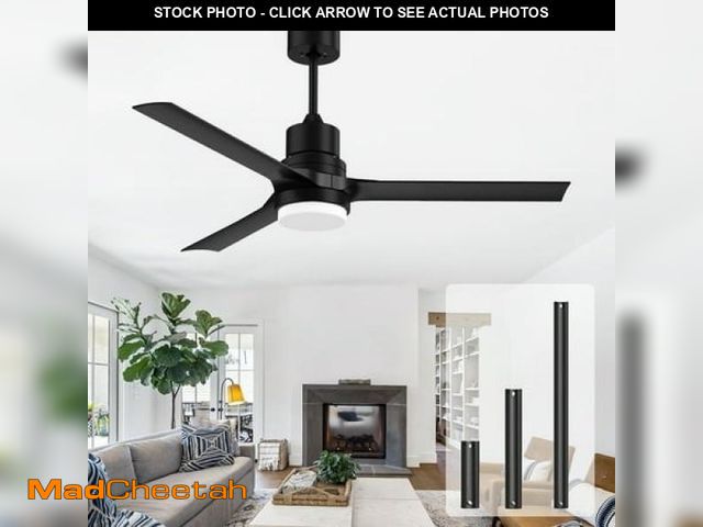 Lot 74-12166545 - SKEVEN Ceiling Fans with Lights and Remote  52 Inch Ceiling Fan with 6 Speed Outdoor Fan with Lights...
