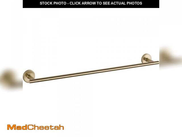 Lot 74-12085860 - Delta Trinsic 24 in. Towel Bar in Champagne Bronze(MISSING HARDWARE)  - UNUSED