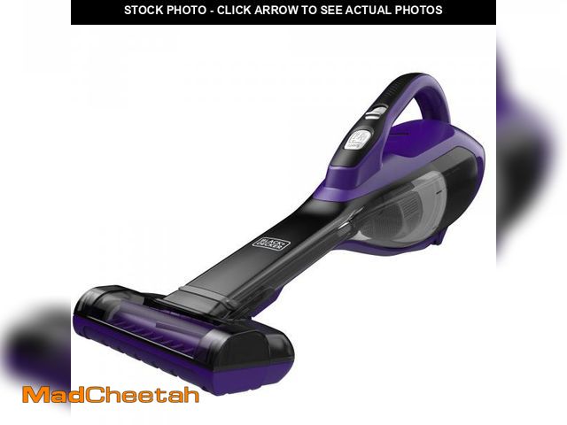Lot 74-11547370 - BLACK+DECKER dustbuster furbuster AdvancedClean Cordless Pet Handheld Vacuum, Home and Car Vacuum (H...