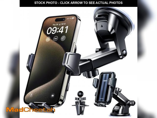 Lot 74-12314735 - VANMASS 2025 Upgraded Car Phone Mount, [85+ LBS Strongest Suction] Patent Safety Cell Phone Mount Wi...