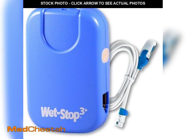 Lot 74-14215130 - Wet-Stop 3 Blue Bedwetting Enuresis Alarm with Loud Sound and Strong Vibration for Boys or Girls, Pr...