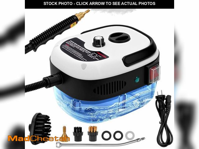 Lot 74-14213832 - Steam Cleaner, 2500W High Handheld Steam Cleaner, 1L Portable Car Steam Cleaner, 6 High Speeds Press...