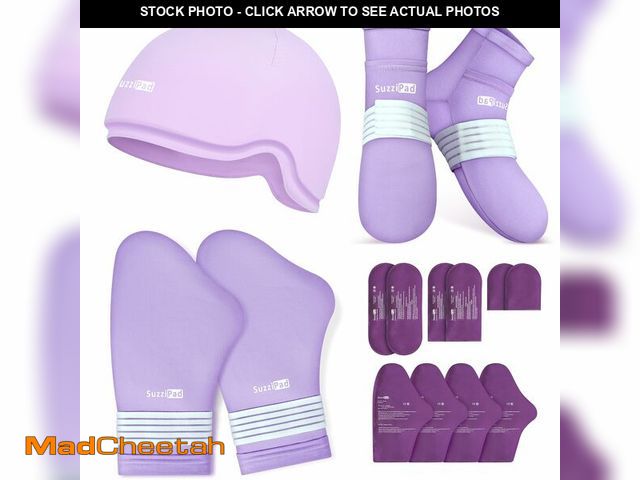 Lot 74-13575036 - SuzziPad Chemo Gloves and Socks for Neuropathy, Cold Caps for Chemotherapy, Ideal for The Discomfort...