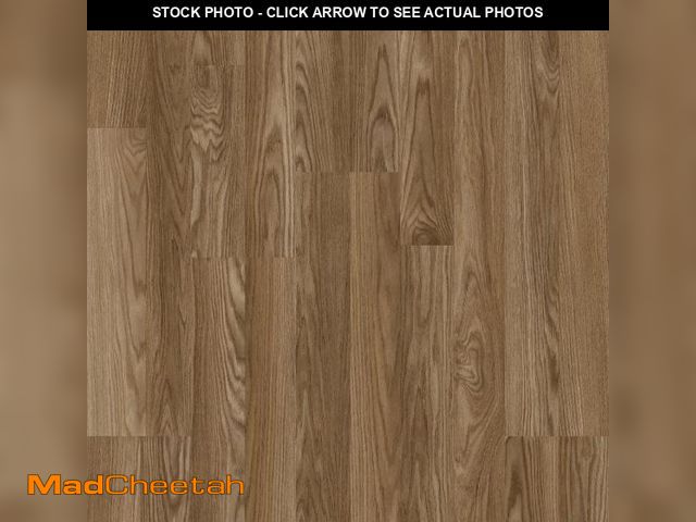 Lot 74-12520412 - Kellum Valley Oak Gunstock Brown 7 mm T x 8 in. W Laminate Wood Flooring (24 sqft/case)(2 Cases, 48 ...