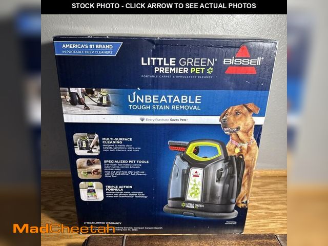 Lot 74-12886593 - Bissell Little Green Premier Pet Portable Deep Cleaner Model 3500 - UNUSED