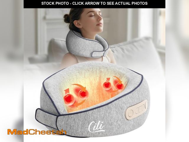 Lot 74-12434420 - CILI Cordless Neck Massager Pillow with Heat, Shiatsu Neck Massager for Pain Relief Deep Tissue,Heat...