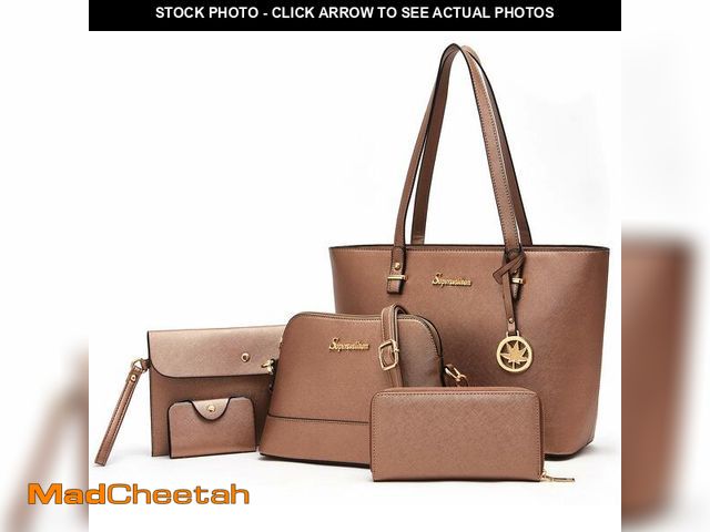 Lot 74-12866714 - Soperwillton Handbags and Purses for Women Shoulder Tote Bags Top Handle Satchel Purse Set 5pcs - UN...