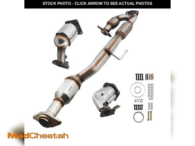 Lot 74-12130183 - 3x Front Rear Catalytic Converter Set Compatible with Nissan Pathfinder 2013-2019 and Fit for Infini...