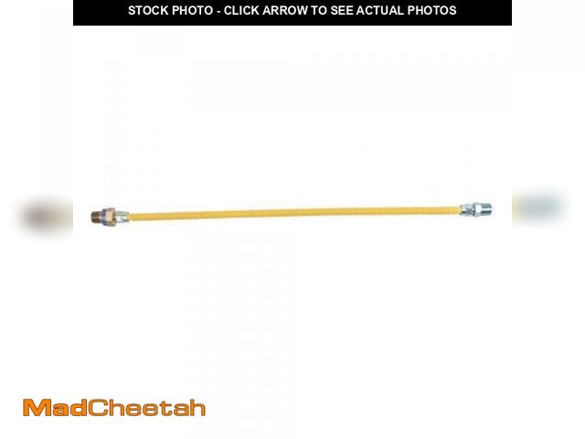 Lot 74-9422787 - BrassCraft Safety+PLUS2 Thermal Excess Flow valve (36,800 BTU) 1/2 in. MIP x 1/2 in. MIP x 24 in. Ga...