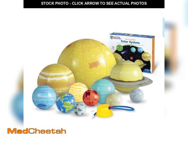 Lot 74-12309209 - Learning Resources Giant Inflatable Solar System - Grades K+ Solar System Demonstration Tool, Solar ...