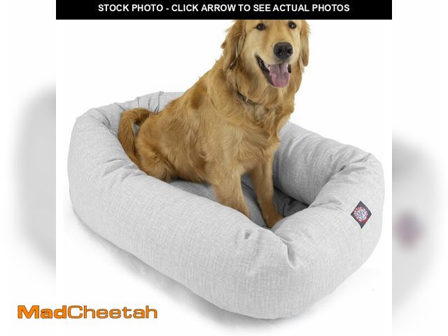 Lot 74-14067428 - Majestic Pet 24 Inch Bagel Calming Dog Bed Washable - Cozy Soft Round Dog Bed with Spine Support for...