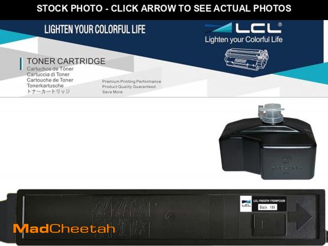 Lot 74-12370665 - LCL Compatible Toner Cartridge Replacement for Kyocera TK8327 TK-8327 TK8327K TK-8327K 1T02NPCUS0 TA...