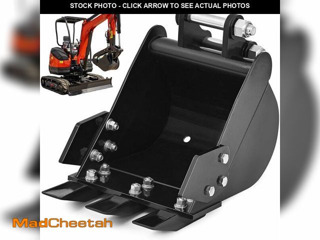 Lot 74-14104333 - VORGENS 300mm/11.81in Mini Excavator Bucket, Excavator Trench Buckets Fit for 1.8 Tons Mini Excavato...
