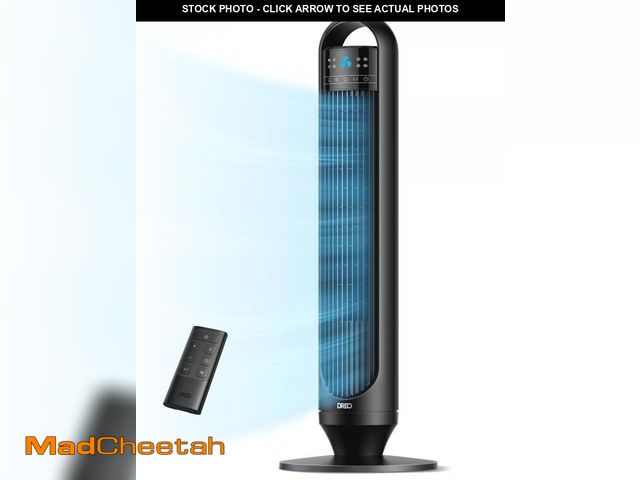 Lot 74-12144311 - Dreo Tower Fans for Home, 32" Standing Floor Fan, 26 ft/s Bladeless Fan with Remote, 90Â° Oscillatin...