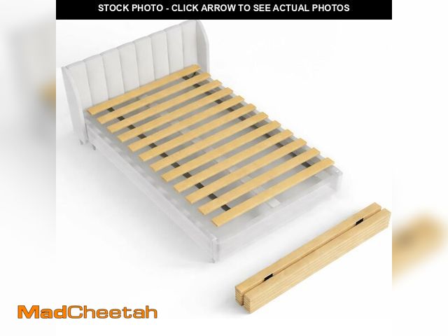 Lot 74-13734101 - Zayton, Wooden Twin Bed Slats for Support Under Mattress - Replacement Wood Slats for Twin Size Bed ...