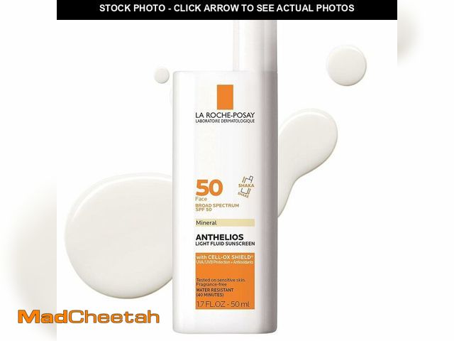 Lot 74-14336235 - La Roche-Posay Anthelios Sunscreen SPF 50, Ultra-Light Fluid Broad Spectrum SPF 50, Face Sunscreen w...