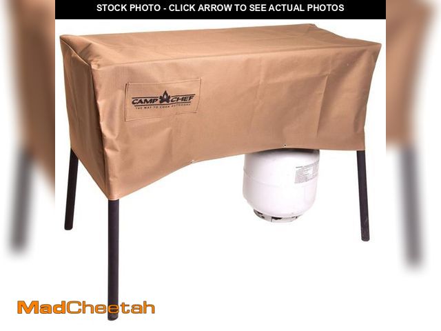 Lot 74-12434105 - Camp Chef Patio Cover 16 - Designed for Three-Burner Cooking System with Removeable Legs - for Outdo...