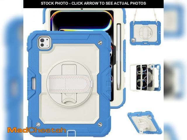 Lot 74-12308055 - ICEKEE Case for 2024 7th Generation M4 iPad Pro13-Inch Model: A2925 A2926 A3007, Heavy Duty Shockpro...