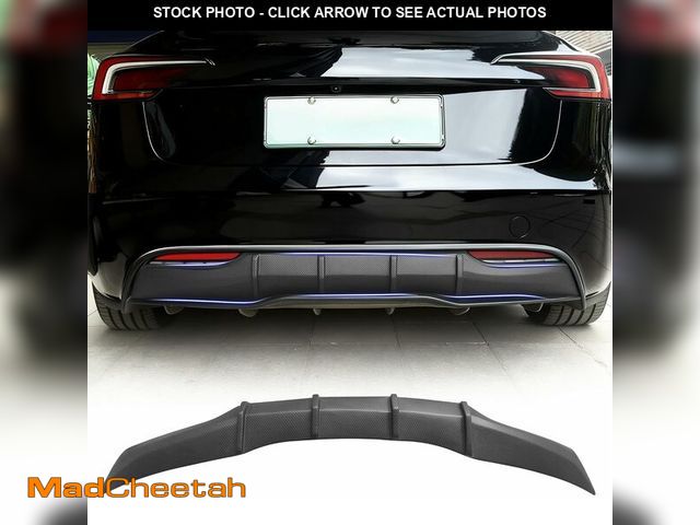 Lot 74-14367764 - Rear Diffuser for Tesla Model 3 2024-2025 Highland Ã¢â¬â No Drilling. This Rear Bumper molding Pr...