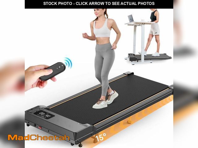 Lot 74-14354772 - Walking Pad with Incline,Patbrela 2.5 HP Under Desk Treadmill Small with LED Display &amp;Remote Con...