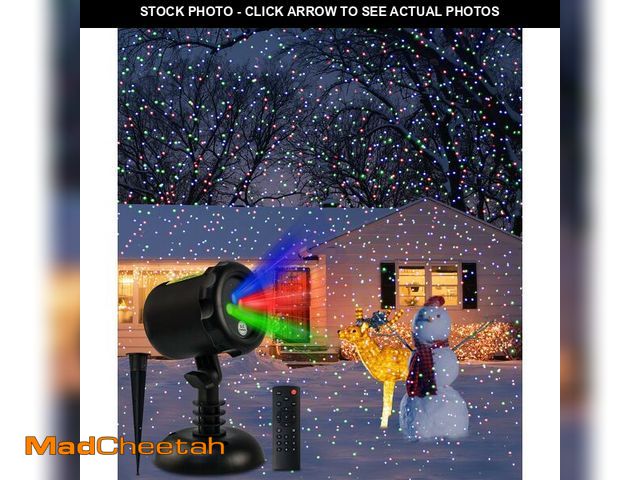 Lot 74-13948500 - Christmas Projector Lights Outdoor, 3 Color Laser Light Projector,Waterproof Firefly Lights Show wit...