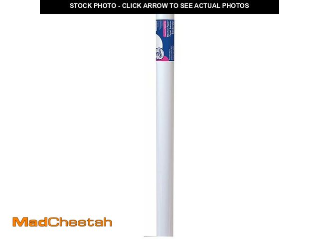 Lot 74-12760402 - Pacon Banner Roll, White, 36" x 75', 1 Roll - UNUSED