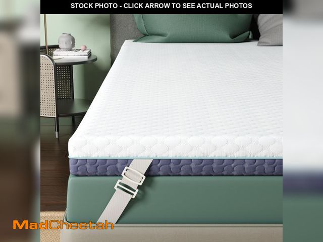 Lot 74-12520179 - Releep 3 inch Firm Twin XL Mattress Topper for College Dorm, Memory Foam Bed Topper with Soft &amp; ...