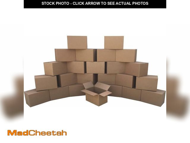 Lot 74-13844891 - UBMOVE Medium Moving Boxes 18"L x 14"W x 12"H 20-Pack Corrugated Cardboard Box for Shipping, Mailing...