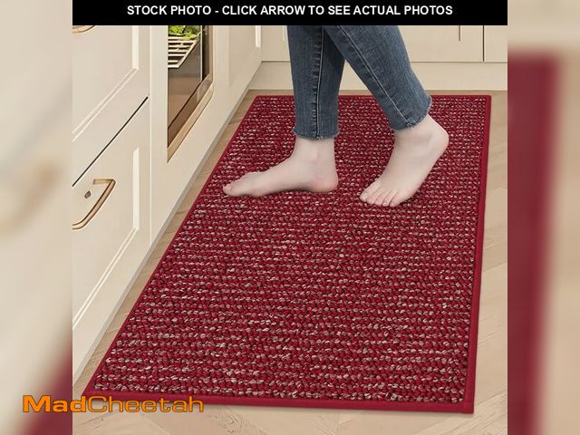 Lot 74-13709251 - BEQHAUSE Kitchen Rugs 24"x36", Non-Slip Kitchen Mats for Floor, Super Absorbent and Stain Resistant ...