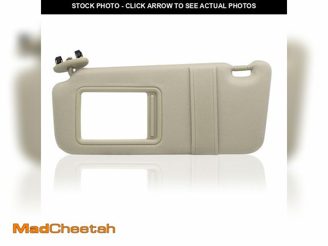 Lot 74-12971467 - Driver Left Side Sun Visor Without Light Compatible with Toyota Camry 2007 2008 2009 2010 2011 Repla...