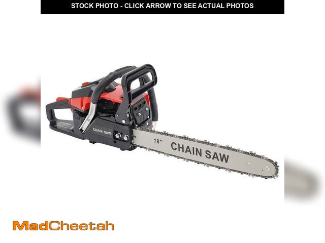 Lot 74-13112436 - 18 in. 58 cc 2-Stroke Gas Chainsaw Handheld Gas Powered Chainsaw - USED