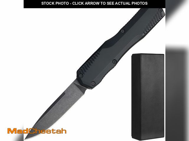 Lot 74-14537017 - 9000R Pocket Knife 3.3" Magnacut EDC Camping Folding Knife for Men, Black - UNUSED