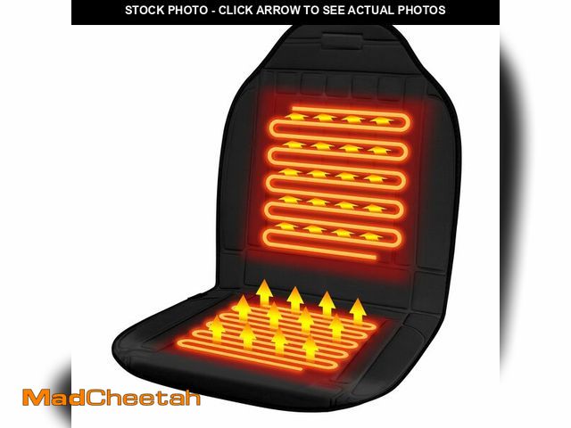 Lot 74-12701540 - Heated Seat Covers 1 Minute Rapid Heating Seat Cushion,UL Listed,Black Seat Warmer for Winter. - USE...