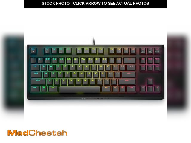 Lot 74-14590919 - (MISSING SOME KEYS) Alienware Wired Gaming Keyboard AW420K, Linear Mechanical, TKL - USED