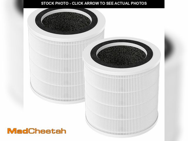 Lot 74-13711174 - 2 Pack H7126 Replacement Filter for GoveeLife H7126 Mini Air Purifier, 3-in-1 H13 True HEPA Air Filt...