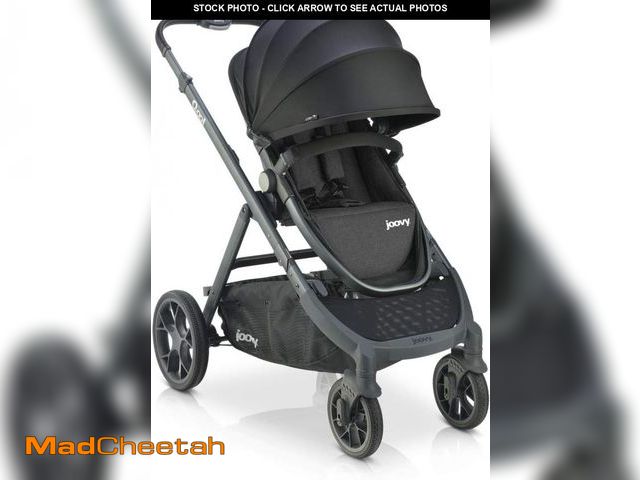 Lot 74-12367609 - Joovy Qool Stroller, Customizable Stroller, Single, Double, Triple, Black Melange - UNUSED