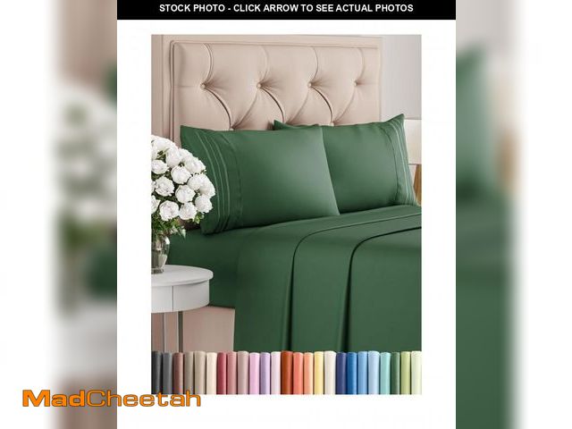 Lot 74-11550167 - Full Size 4 Piece Sheet Set - Comfy Breathable &amp; Cooling Bed Sheets Set - Hotel Luxury Bedding f...