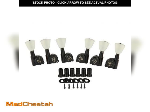 Lot 74-11552074 - KAISH 3x3 Off White Keystone Locking Tuners 18:1 Guitar Tuning Keys Locking Tuning Machines for LP/L...
