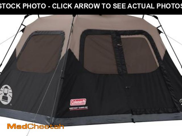 Lot 74-12167215 - Coleman Instant Tent with 1-Minute Setup, 4/6/8/10 Person Tent with Pre-Attached Poles, Air Vent, &a...