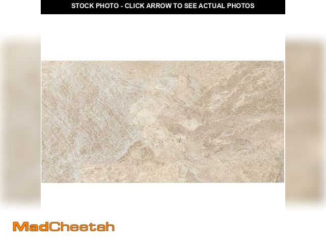 Lot 74-12633281 - Palazzo Self Adhesive 12-Inch Vinyl Floor Tiles, 20 Rectangular Tiles - 12" x 24", Azurro Marble Pat...