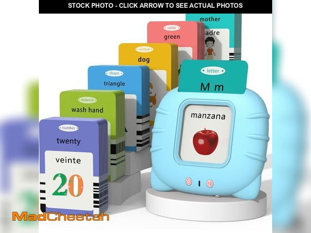 Lot 74-14213826 - Startcan Spanish &amp; English Talking Flash Cards for Toddlers 1 2 3 4 5 6, Audible Toys for Kids t...
